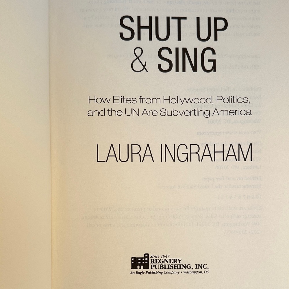 Shut Up & Sing by Laura Ingraham - Picture 4 of 10